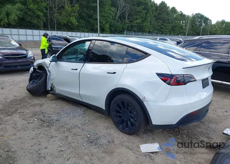 2022 Tesla Model Y Long Range Dual Motor All-Wheel Drive из США, поврежденный, VIN 7SAYGDEE0NA018498